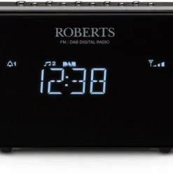 Roberts Ortus 1 Uhrenradio Schwarz