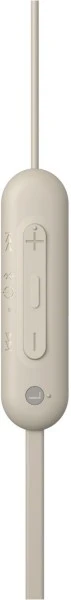 Sony WIC100C Bluetooth-Kopfhörer Taupe – Bild 2