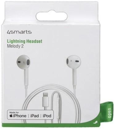 4smarts Melody 2 In-Ear-Kopfhörer Mit Kabel Weiß – Bild 2