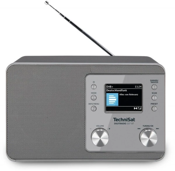 TechniSat DigitRadio 307 BT Heimradio Silber – Bild 4
