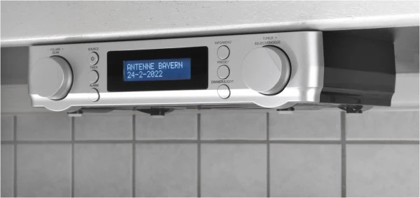 Soundmaster UR2022SI Küchenradio Silber – Bild 2