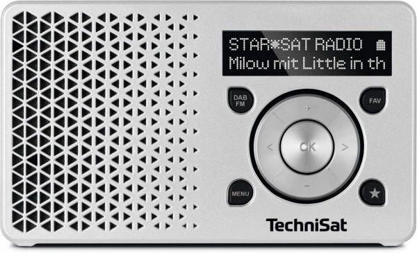 TechniSat DigitRadio 1 Taschenradio Silber
