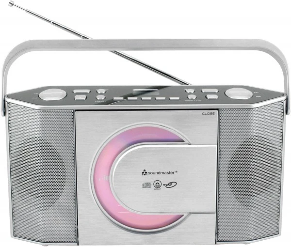 Soundmaster RCD1755SI CD/Radio-System Silber – Bild 2