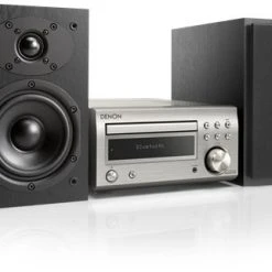 Denon D-M41DAB Mini-System Premium-Silber/schwarz