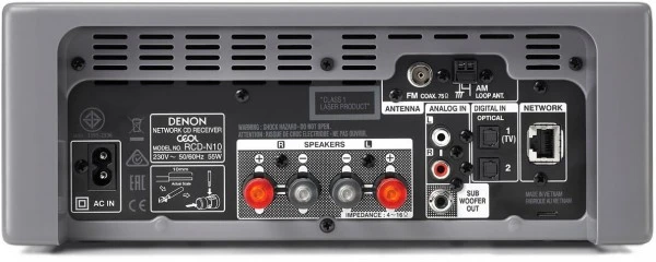 Denon CEOL N10 Mini-System Grau 5 Denon CEOL N10 Mini-System Grau – Bild 3
