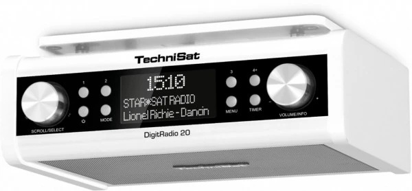 TechniSat DigitRadio 20 Heimradio Weiß – Bild 3