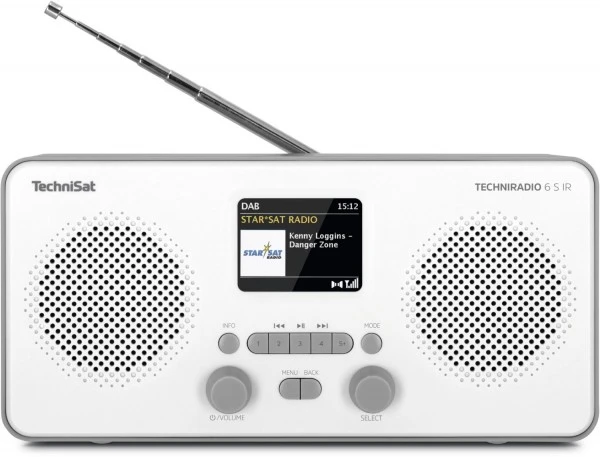 TechniSat TechniRadio 6 S IR Internetradio Weiß/grau – Bild 2