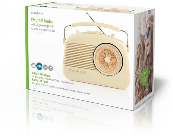 Nedis RDFM5000BG Kofferradio Elfenbein – Bild 5