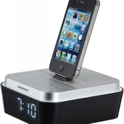 Grundig Sonoclock 930 IP Uhrenradio Mit IPod-Dock Silber/schwarz