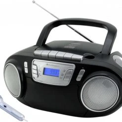 Soundmaster SCD5800SW Radio-Rekorder Mit CD + Kassette Schwarz