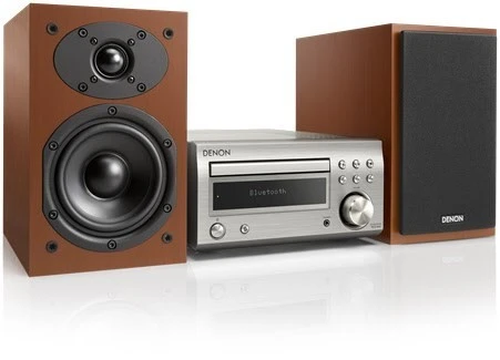 Denon D-M41DAB Mini-System Premium-silber/kirsch