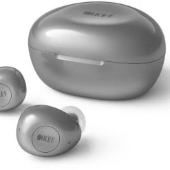 KEF Mu3 True Wireless Kopfhörer Silbergrau