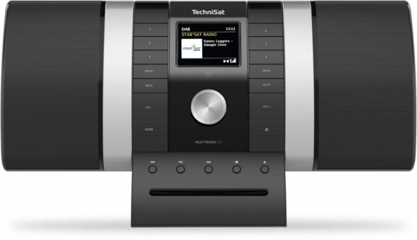 TechniSat MultyRadio 4.0 Hifi-System Schwarz/silber