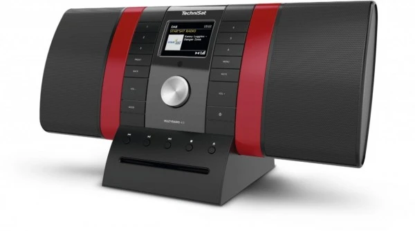 TechniSat MultyRadio 4.0 Hifi-System Schwarz/rot – Bild 3