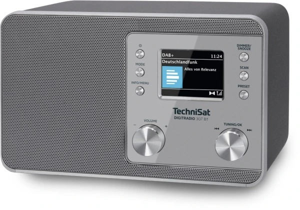 TechniSat DigitRadio 307 BT Heimradio Silber – Bild 2