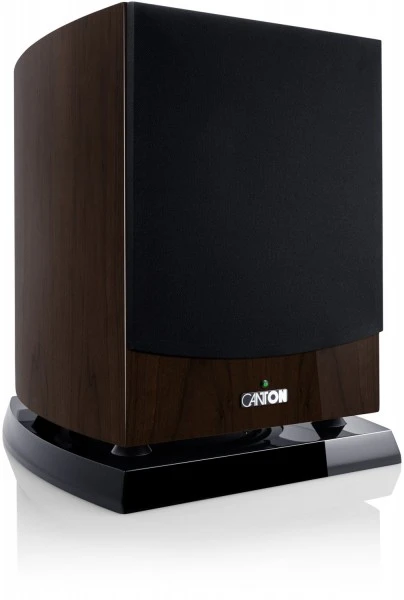Canton Vento Sub 12 Aktiv-Subwoofer Hochglanz Nussbaum Dunkel – Bild 3