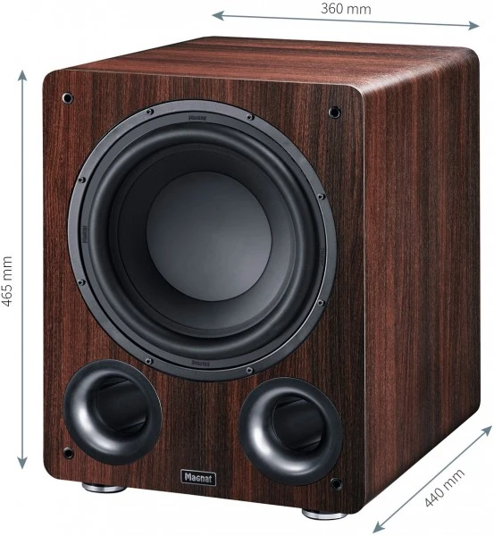 Magnat Alpha RS 12 Aktiv-Subwoofer Mokka – Bild 6