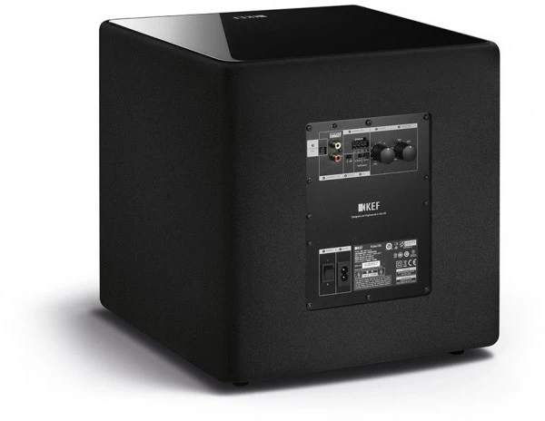 KEF Kube 10b Aktiv-Subwoofer Hochglanz Schwarz – Bild 3