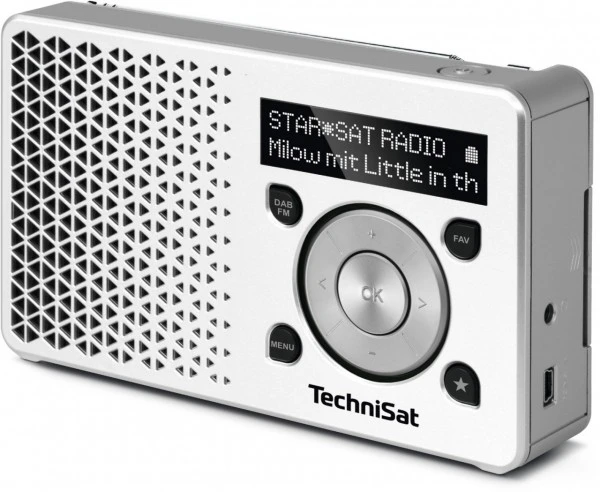 TechniSat DigitRadio 1 Taschenradio Weiß/silber – Bild 2