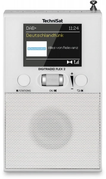 TechniSat DigitRadio Flex 2 Taschenradio Weiß
