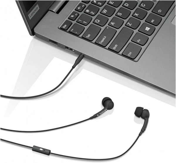Lenovo 100 In-Ear-Kopfhörer Mit Kabel Schwarz – Bild 2