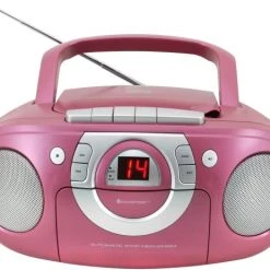 Soundmaster SCD5100PI Radio-Rekorder Mit CD + Kassette Pink