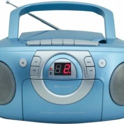 Soundmaster SCD5100BL Radio-Rekorder Mit CD + Kassette Blau