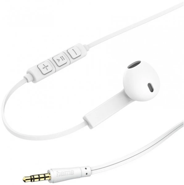 Hama Advance In-Ear-Kopfhörer Mit Kabel Weiss – Bild 4