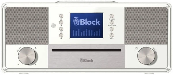 Block SR-50 CD/Radio-System Weiß
