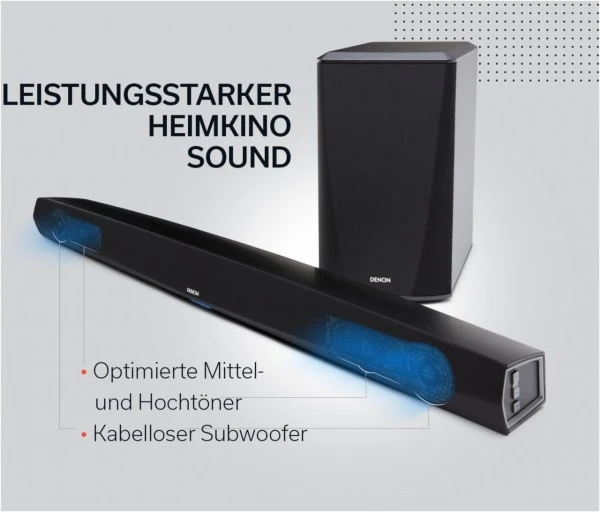 Denon DHT-S516H Soundbar + Subwoofer – Bild 5