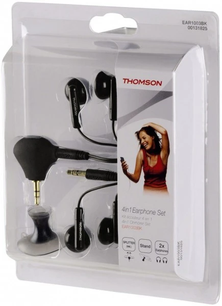 Thomson EAR 1003 BK In-Ear-Kopfhörer Mit Kabel – Bild 6
