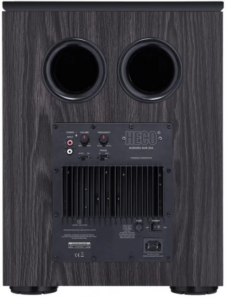 Heco Aurora Sub 30 A Aktiv-Subwoofer Ebony Black – Bild 2