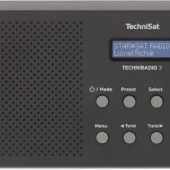 TechniSat TechniRadio 3 Portables Radio Schwarz