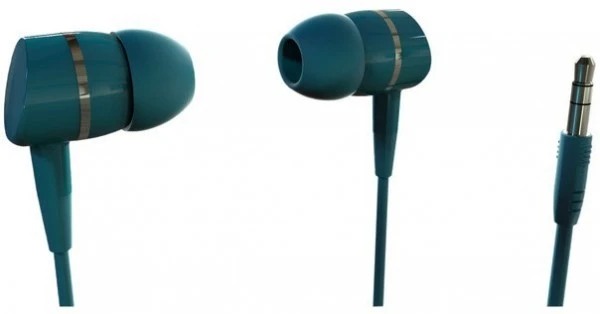 Vivanco SOLIDSOUND In-Ear-Kopfhörer Mit Kabel Petrol