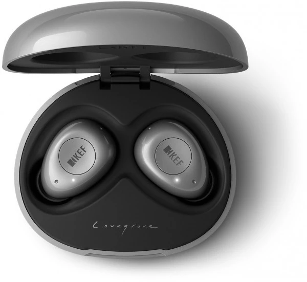 KEF Mu3 True Wireless Kopfhörer Silbergrau – Bild 2