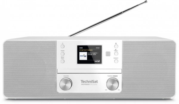 TechniSat DigitRadio 370 CD BT CD/Radio-System Weiß