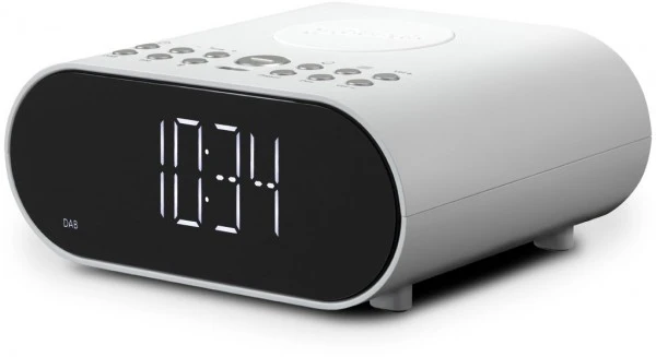 Roberts OrtusCharge DAB+ Uhrenradio Mit QI-Ladestation Weiß – Bild 3