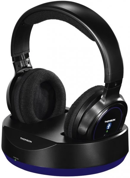 Thomson WHP6316BT Bluetooth-Kopfhörer Schwarz/blau 3 Thomson WHP6316BT Bluetooth-Kopfhörer Schwarz/blau