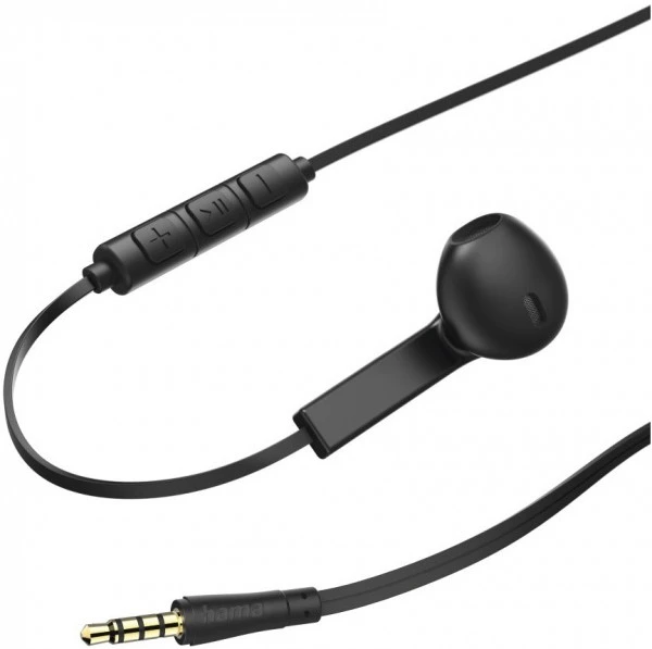 Hama Advance In-Ear-Kopfhörer Mit Kabel Schwarz – Bild 2