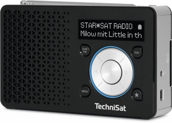 TechniSat DigitRadio 1 Taschenradio Schwarz/silber – Bild 2