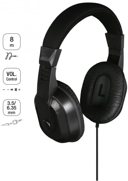 Thomson HED4407 On-Ear-Kopfhörer Mit Kabel Schwarz – Bild 4