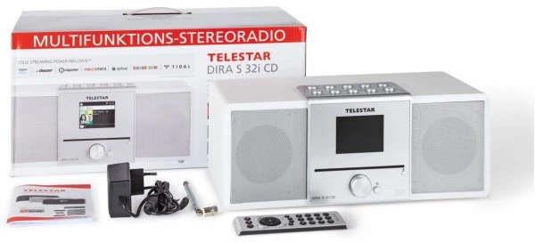 Telestar DIRA S 32i CD CD/Radio-System Weiß/silber – Bild 5
