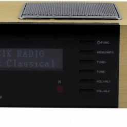 Soundmaster UR 180 HBR Uhrenradio Hellbraun