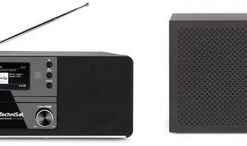 TechniSat DigitRadio 370 CD BT CD/Radio-System + TechniRadio 3 (schwarz) Schwarz