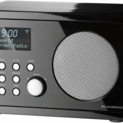 Scansonic IN 200 Internetradio Schwarz