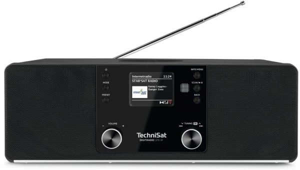 TechniSat DigitRadio 370 IR Internetradio Schwarz