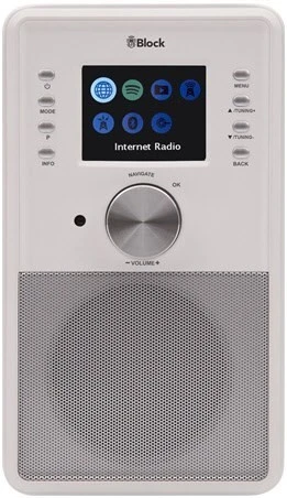 Block CR-10 Internetradio Weiß
