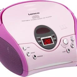 Lenco SCD-24 CD/Radio-System Pink