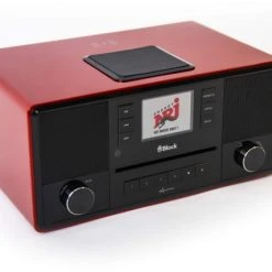 Block Aurora CD/Radio-System Hochglanz Rot