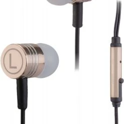 Peter Jäckel IN-EAR Headphone In-Ear-Kopfhörer Mit Kabel Gold